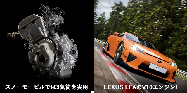 その名もヤマハ「発動機」エンジンの開発実績は多彩だ